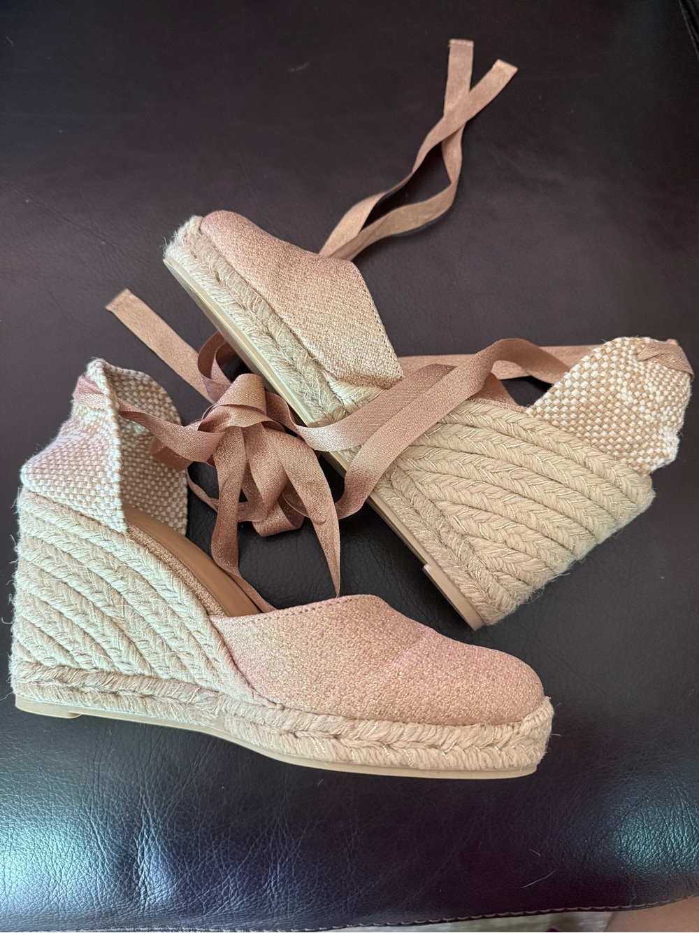 Made in Spain - Castañer Carina Wedge Sandals in Gold - Women's